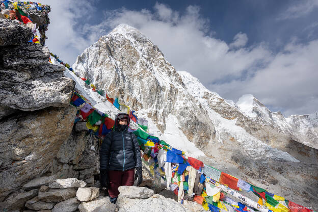 Na vrcholu Kala Patthar (5648 m)