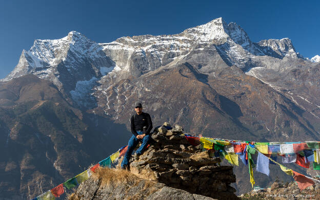 Moje maličkost nad Namche