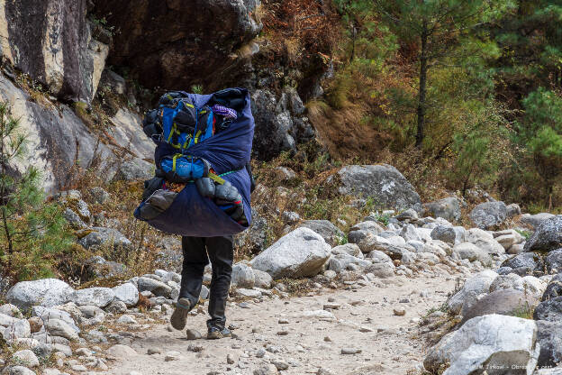 Pod Namche Bazarem