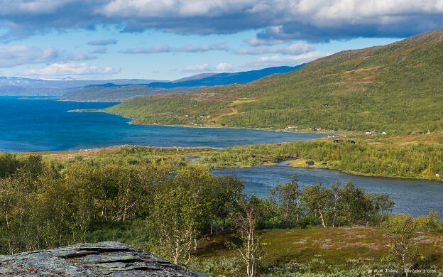 Sámská osada a fjallstation Stáloluokta