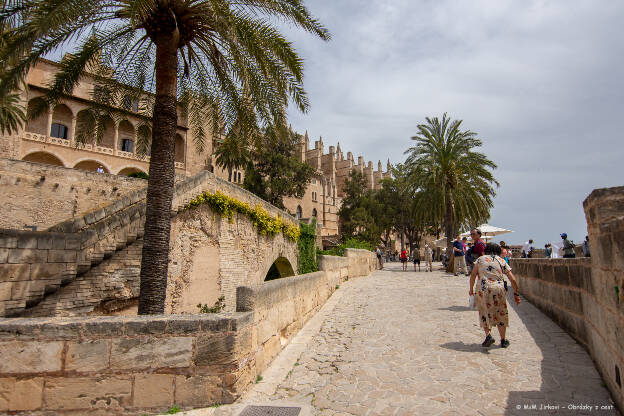 Palma - před Palace of La Almudaina