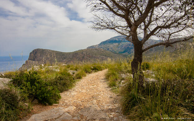 Klesání ke Coll de Sa Gramola