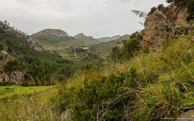 Pohled do údolí Fincy ses Fontanelles