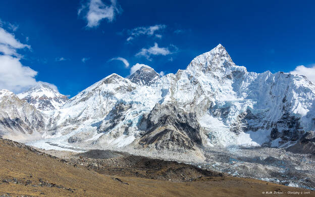 Pohled na masív Everestu