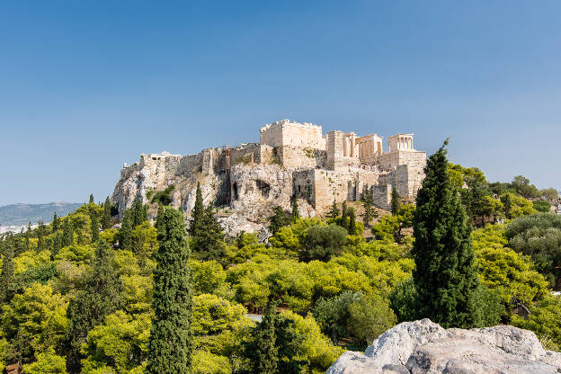 Athény -  pohled na Acropoli