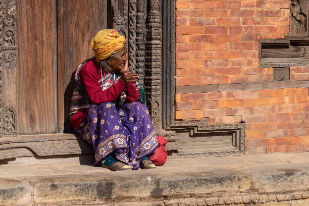 Bhaktapur - život v ulicích