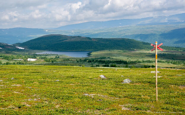 Pohled do údolí Vindelälven