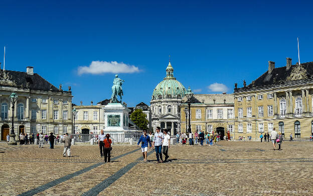 Kodaň - Amalienborg